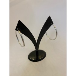 Pendientes de plata de ley...