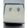 Pendientes plata de ley de 925 m/m, chapados en oro.