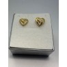 Pendientes plata de ley de 925 m/m, chapados en oro.