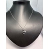 Collar de plata de ley de 925 m/m, con cadena y colgante.