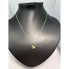 Collar de plata de ley de 925 m/m, con cadena y colgante.