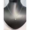 Collar de plata de ley de 925 m/m, con cadena y colgante.