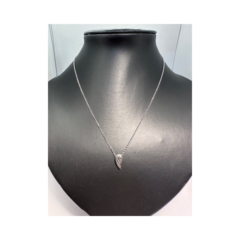Collar de plata de ley de 925 m/m, con cadena y colgante.