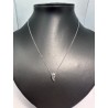 Collar de plata de ley de 925 m/m, con cadena y colgante.