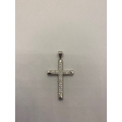 Cruz de plata de ley de 925...
