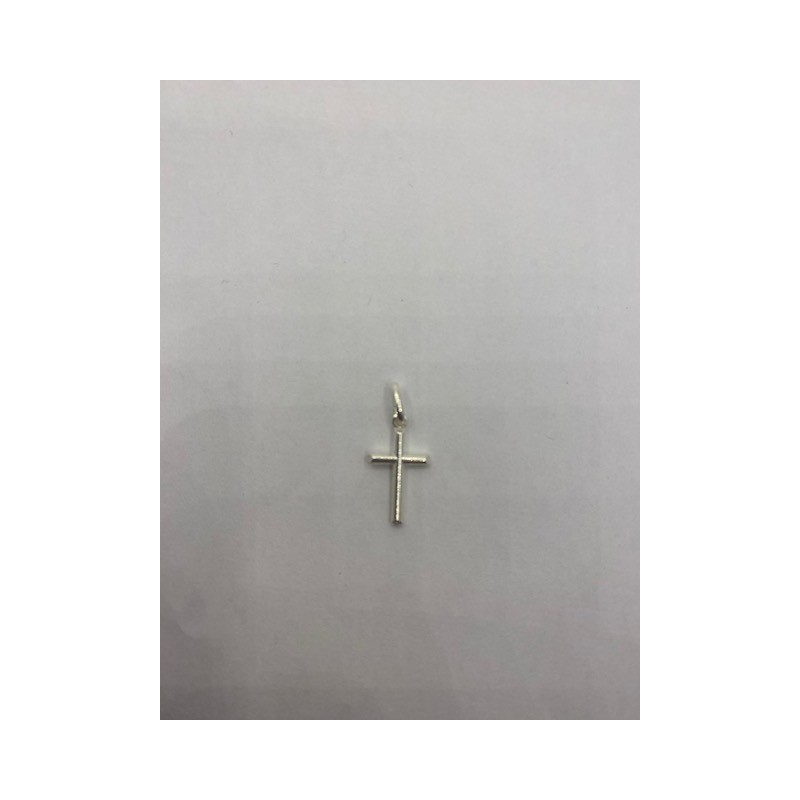 Cruz de plata de ley de 925 m/m.