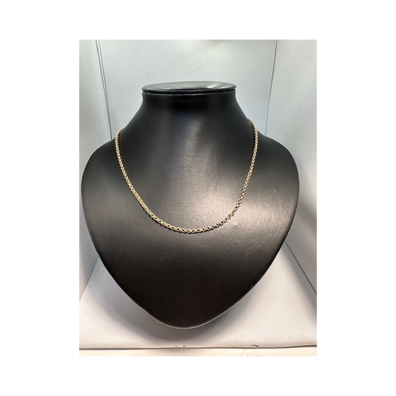 Cadena de ORO 18 KTS, de 60 cms, baule mallorquina.