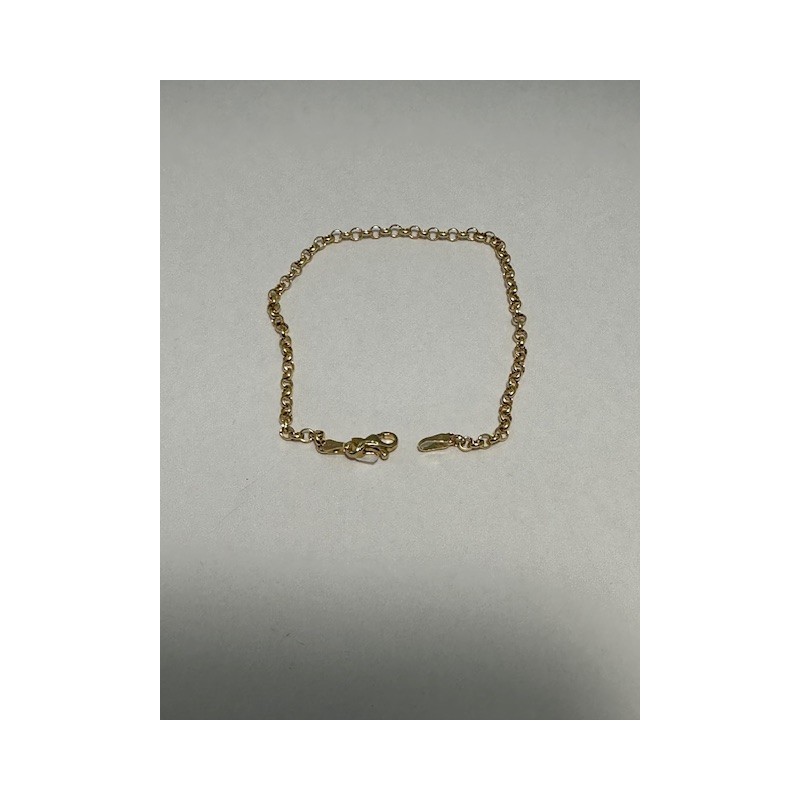 Pulsera de ORO 18 KTS, modelo baule mallorquina.