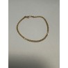 Pulsera de ORO 18 KTS, de 19 cms de largo, modelo barbada.