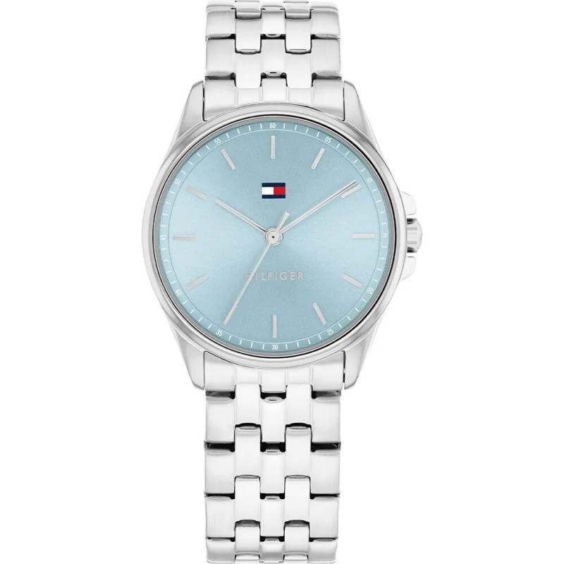 Reloj Tommy Hilfiger Jade Plateado y Azul Analógico Mujer 1782771