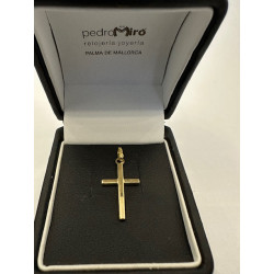 Cruz  de ORO 18 KTS,...