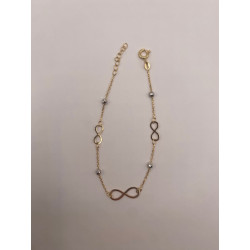 Pulsera de ORO 18 KTS, con...