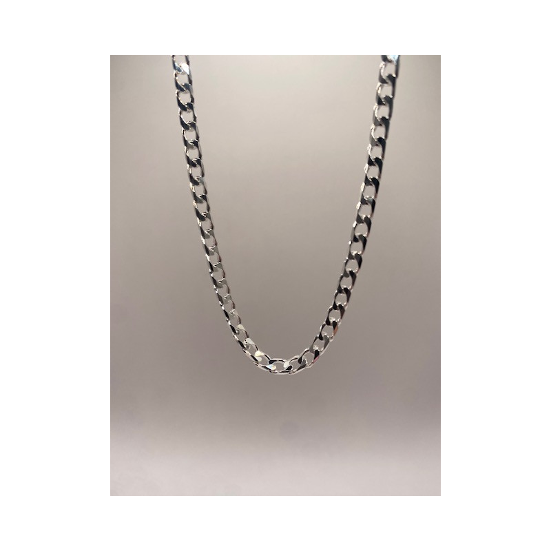 Cadena de plata de ley de 925 m/m de 50 cms de largo.