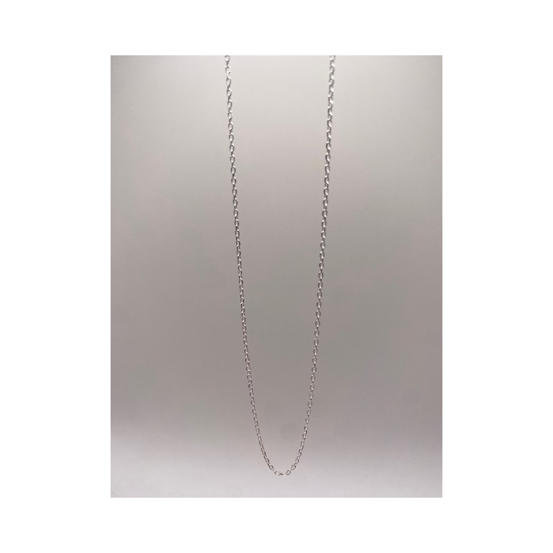 Cadena de plata de ley de 925 m/m de 40 cms de largo.