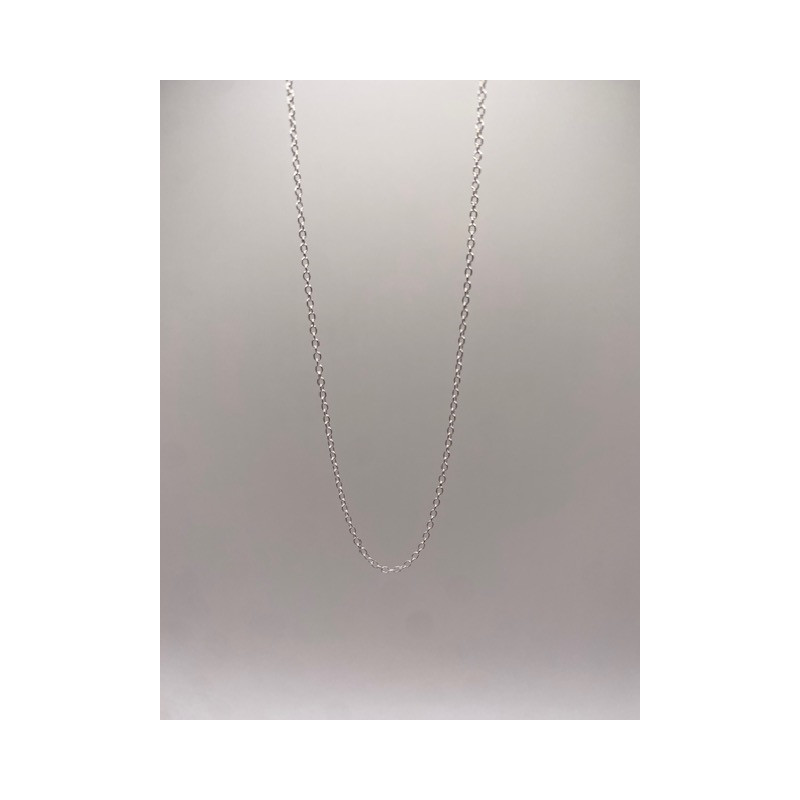 Cadena de plata de ley de 925 m/m de 40 cms de largo.