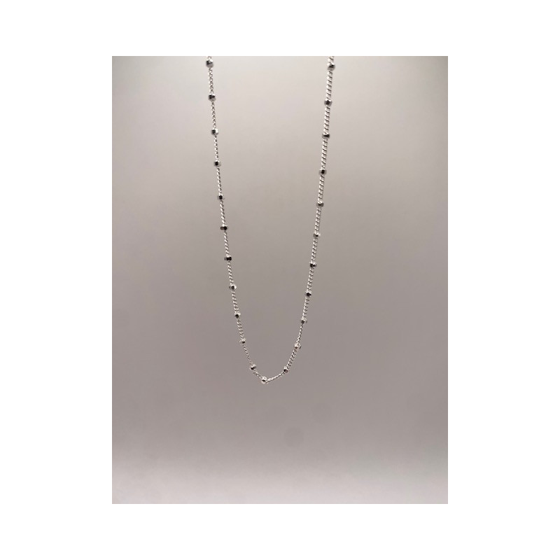 Cadena de PLATA DE LEY, de 925 m/m de 45 cms de largo.
