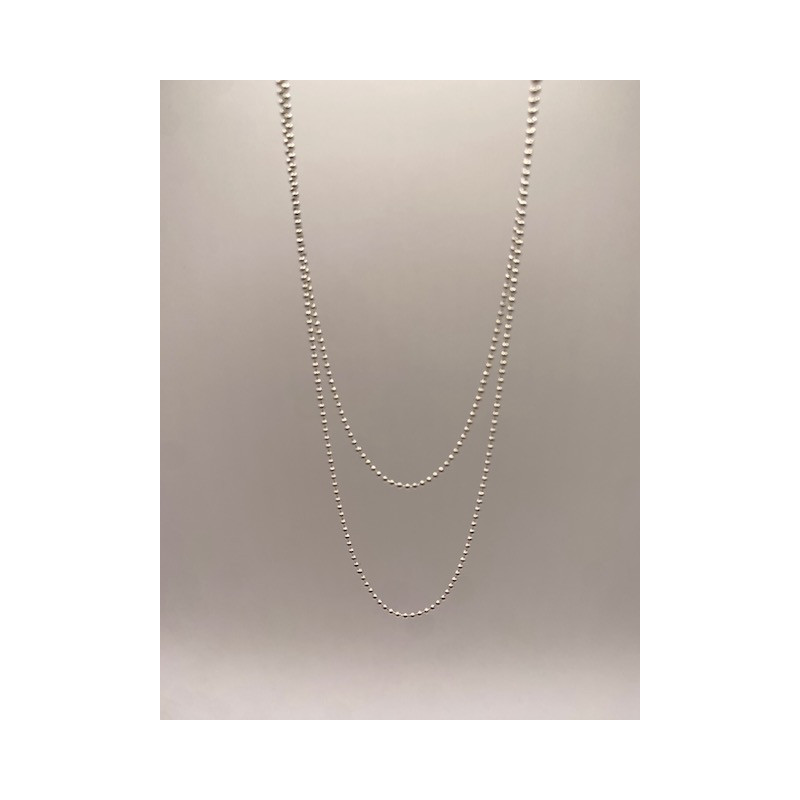 Cadena de PLATA DE LEY, de 925 m/m de 45 cms de largo.