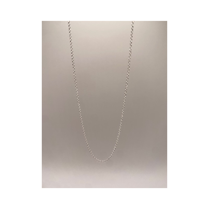 Cadena de PLATA DE LEY, de 925 m/m de 45 cms de largo.