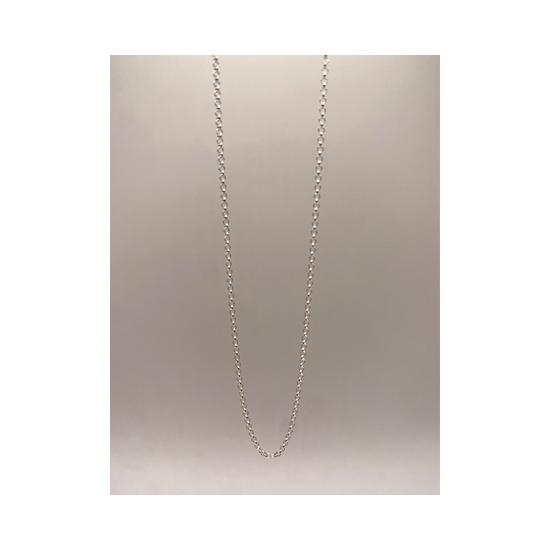 Cadena de PLATA DE LEY, de 925 m/m de 45 cms de largo.