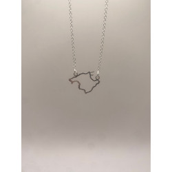 Colar de plata de ley de...