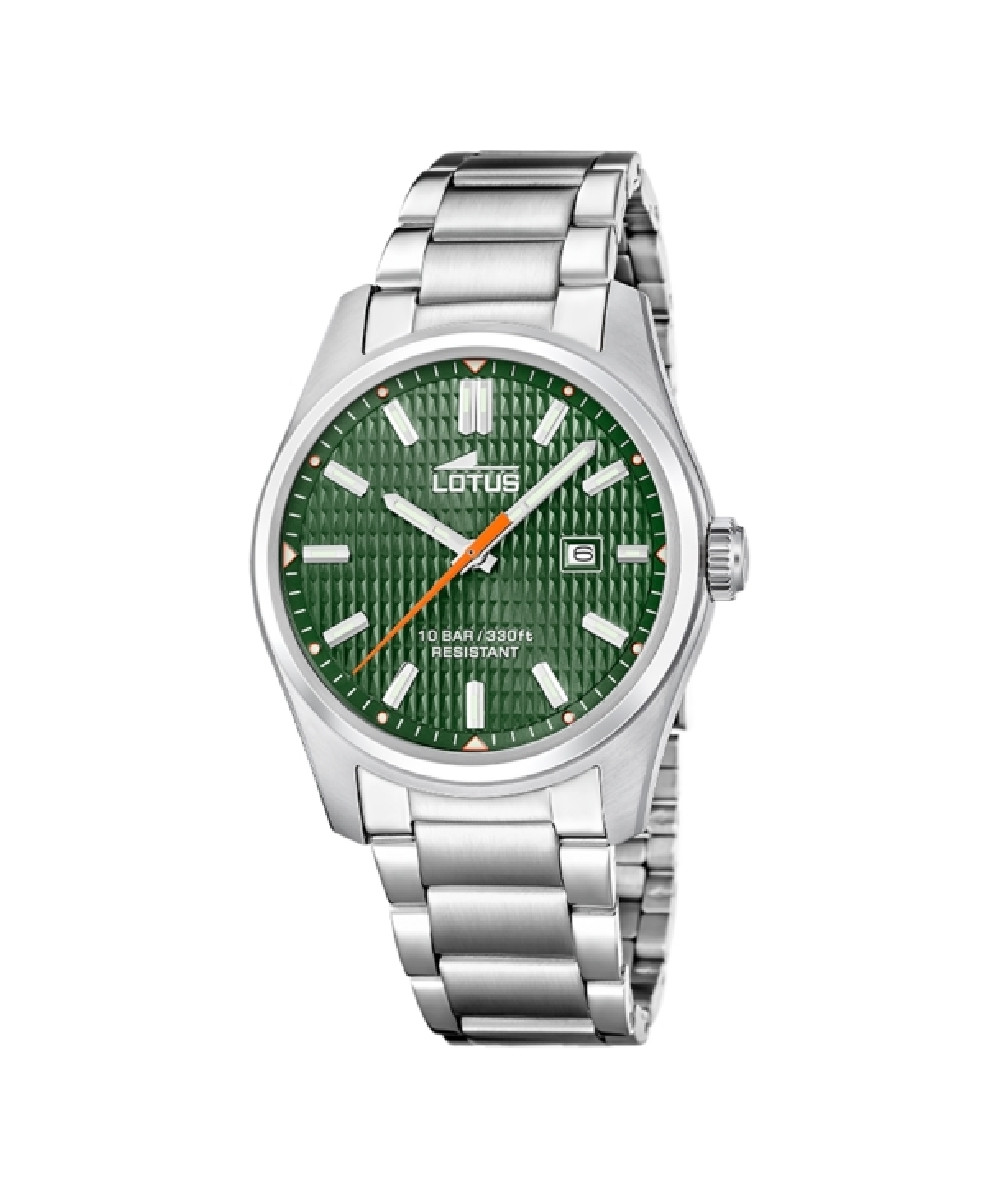 Reloj LOTUS 19060/5, caja y pulsera de acero, sumergible 10 ATM