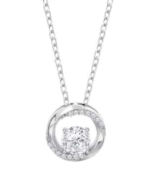 COLLAR LOTUS SILVER...