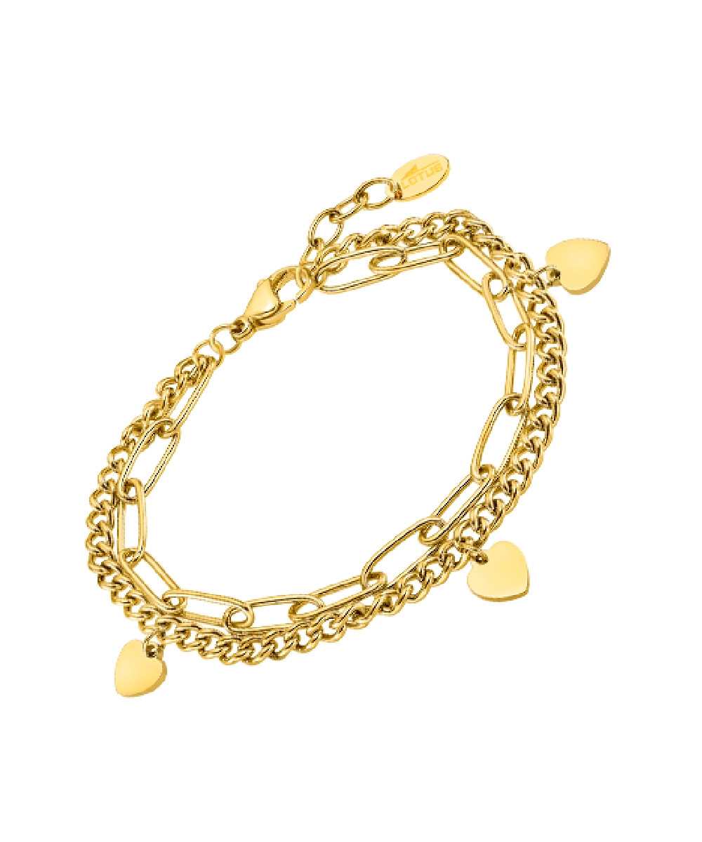 PULSERA LOTUS STYLE WOMAN'S HEART LS2314-2/2 ACERO INOXIDABLE 316L, MUJER