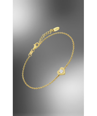 PULSERA CORAZÓN LOTUS...