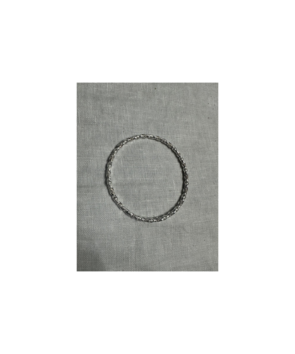Aro de PLATA DE LEY DE 925 m/m entorsillado mallorquín