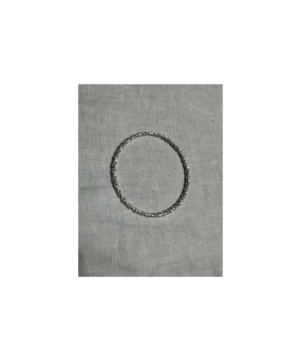 Aro de PLATA DE LEY DE 925 m/m entorsillado mallorquín