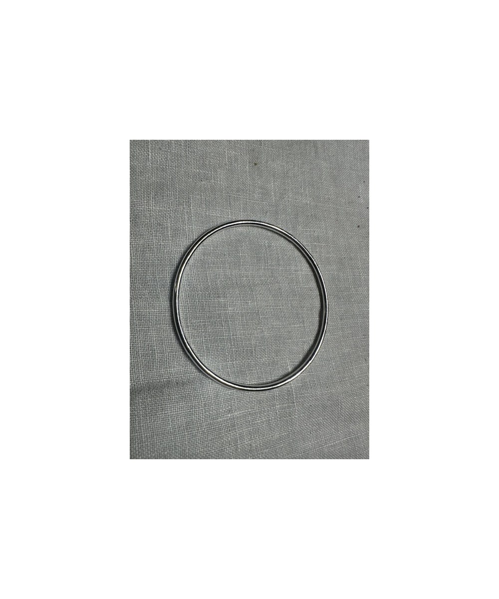 Aro de PLATA DE LEY DE 925 m/m liso mallorquín de señora