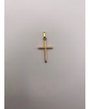 Cruz de ORO amarillo de 18...