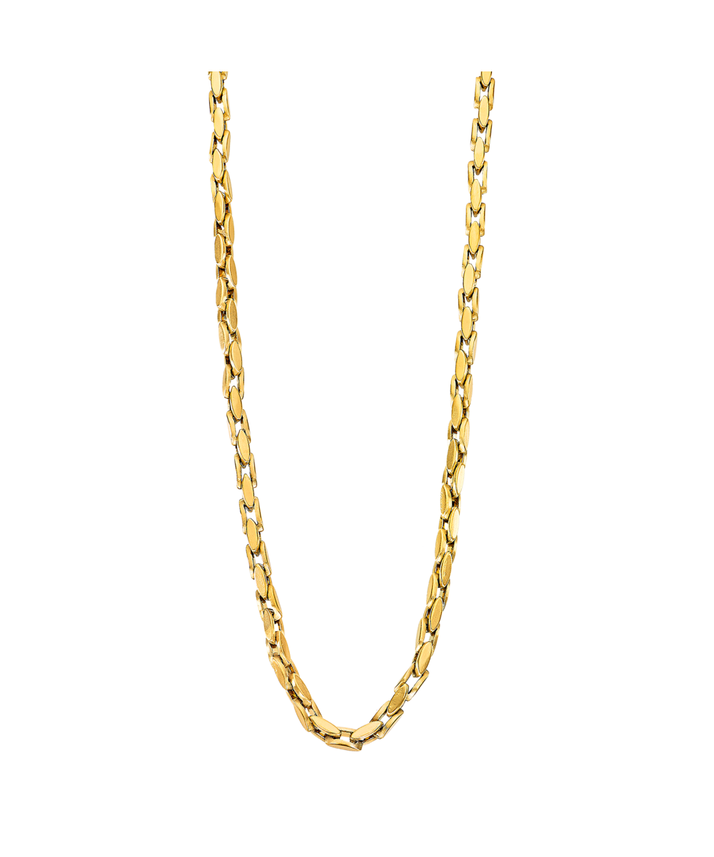 Collar LOTUS STYLE LS2598-1/1,  de acero chapado en oro.