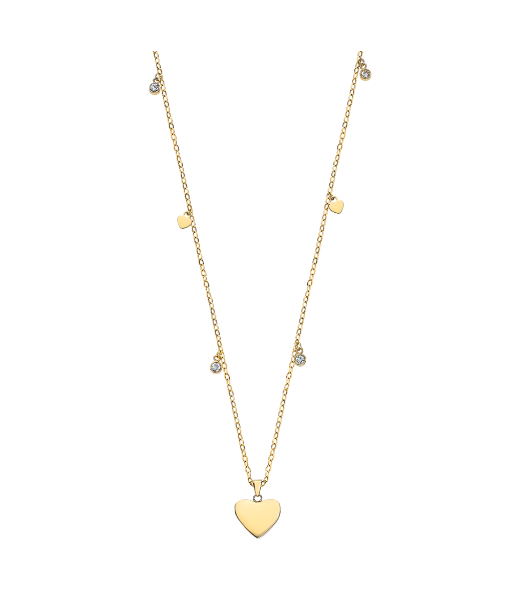 Collar de Lotus Style LS2558-1/2 de acero chapado en oro