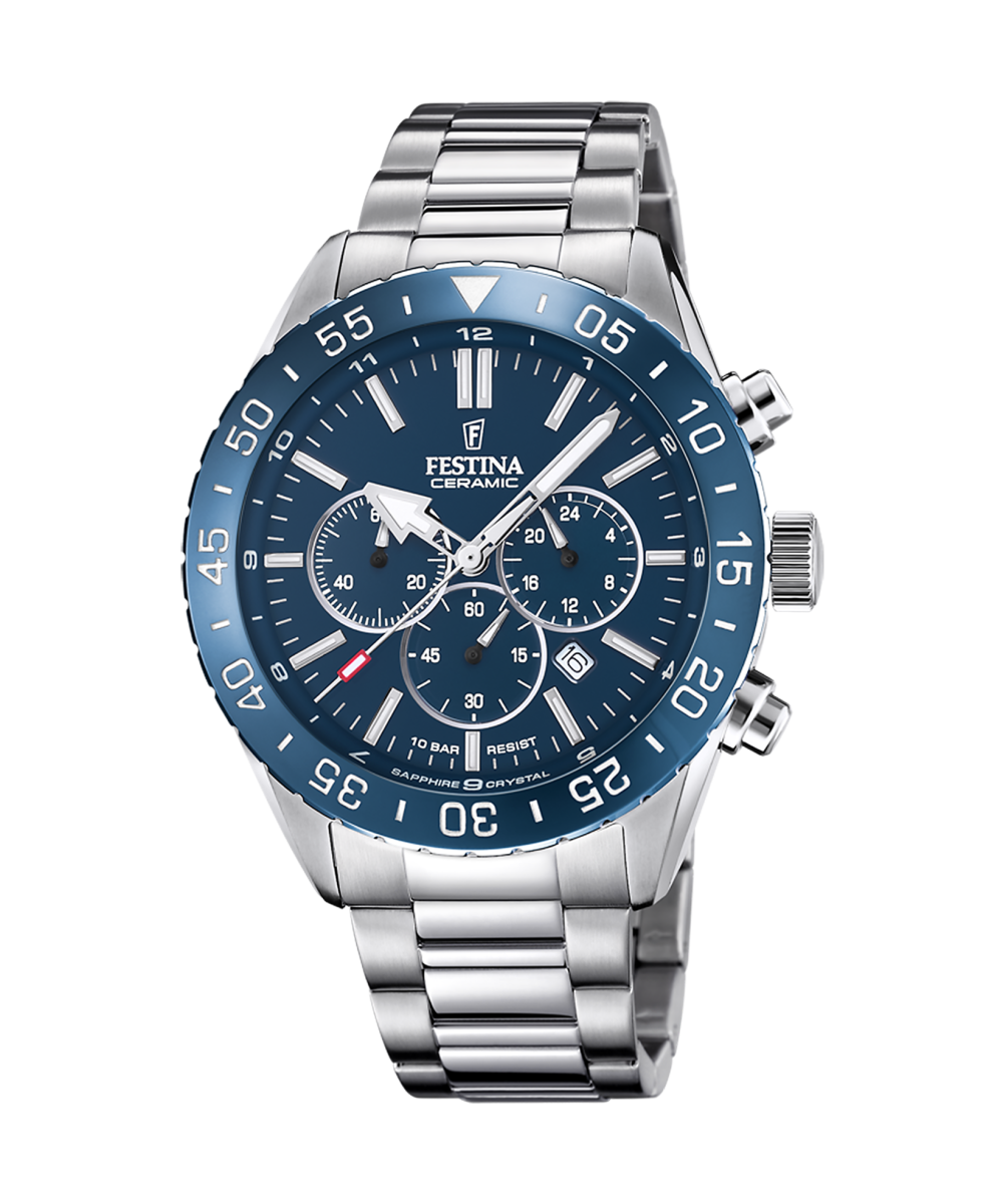 RELOJ DE HOMBRE FESTINA CERAMIC F20575/2 CON ESFERA AZUL