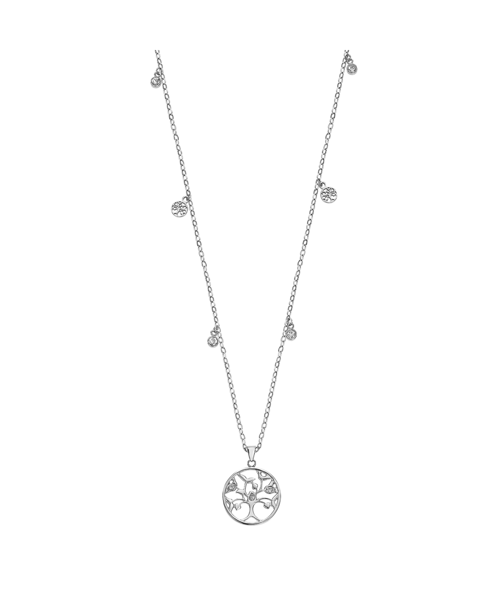 Collar de LOTUS STYLE  LS2600-1/1  de acero, con colgante del árbol de la vida.