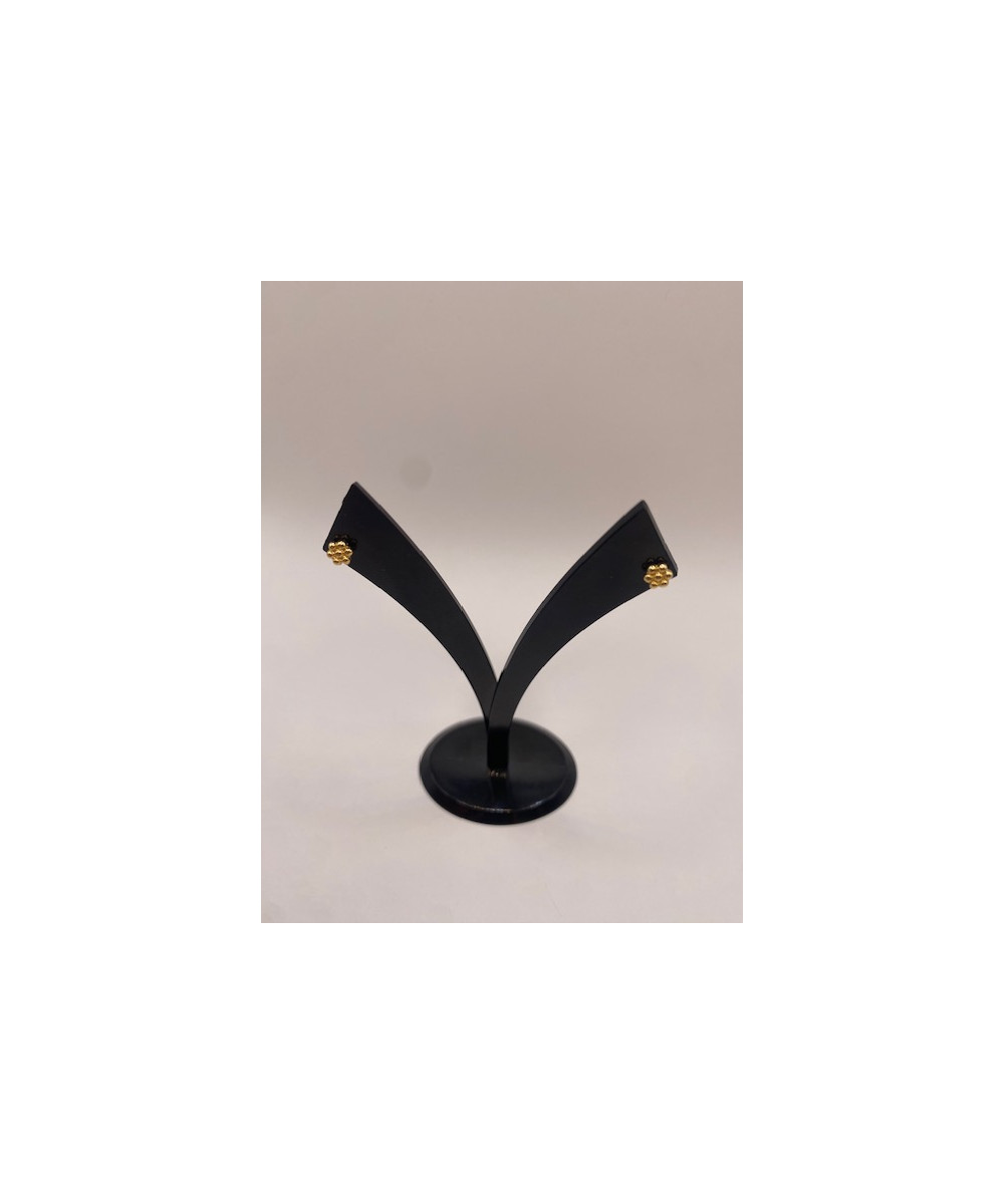 Pendientes de ORO 18 kts, 750 m/m, con forma de flor