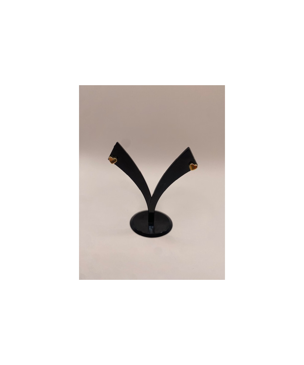 Pendientes de ORO 18 kts, 750 m/m, con forma de corazón