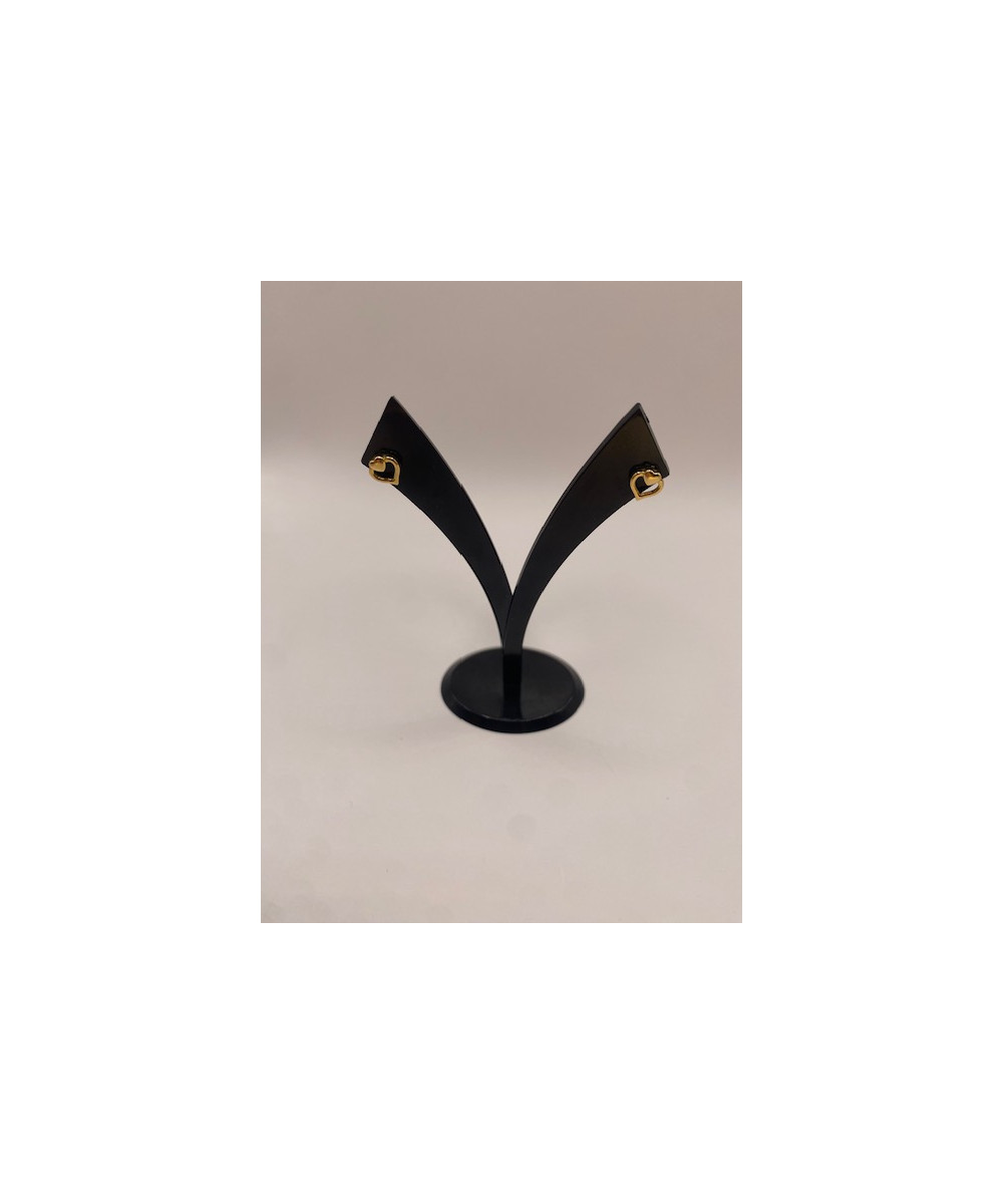 Pendientes de ORO 18 kts, 750 m/m, con forma de corazón