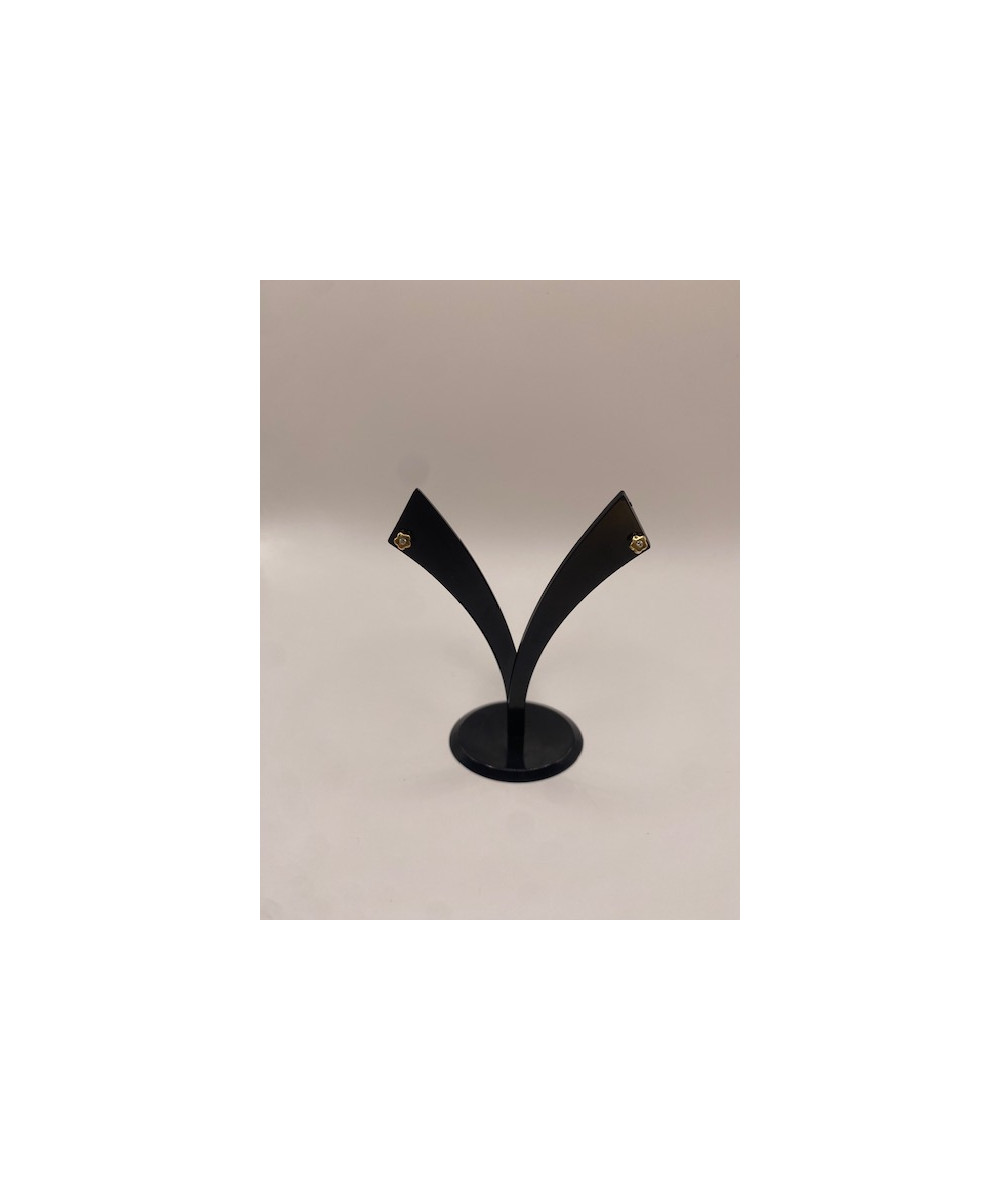 Pendientes de ORO 18 kts, 750 m/m, con forma de flor