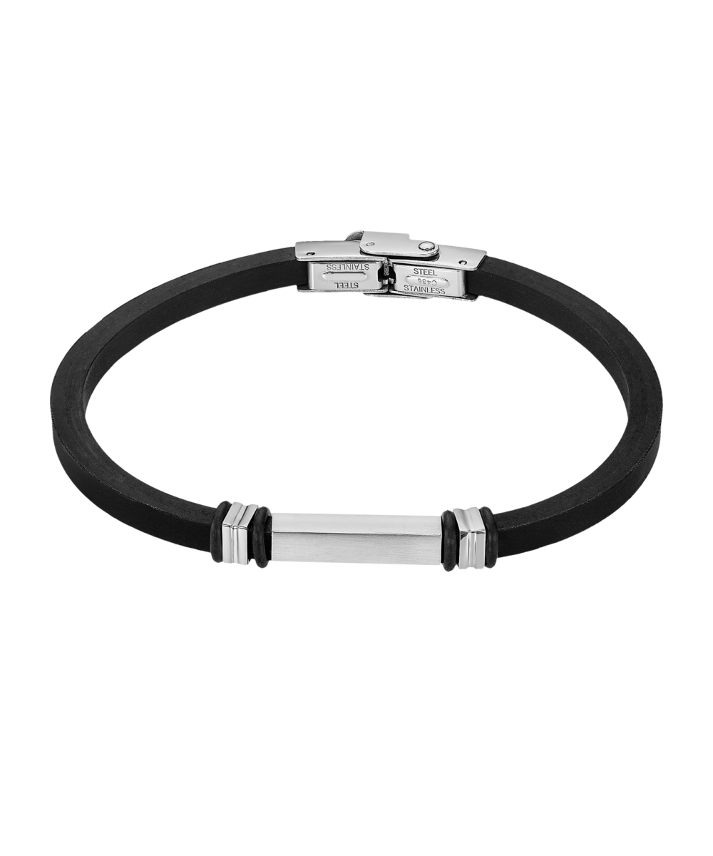 Pulsera para hombre Lotus Style de acero y caucho LS2536-2-1
