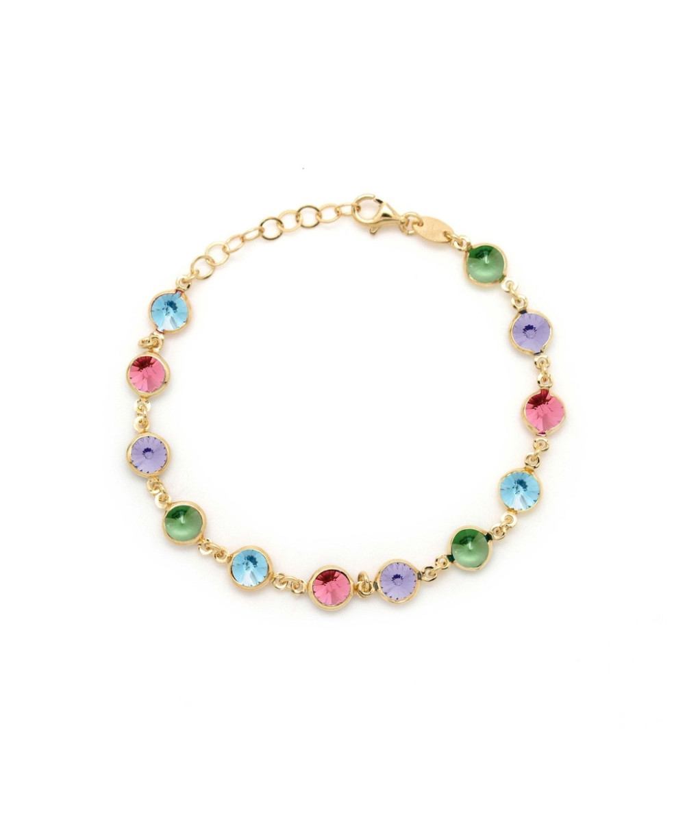 Pulsera plata de ley de 925 m/m de Victoria Cruz, con circonitas