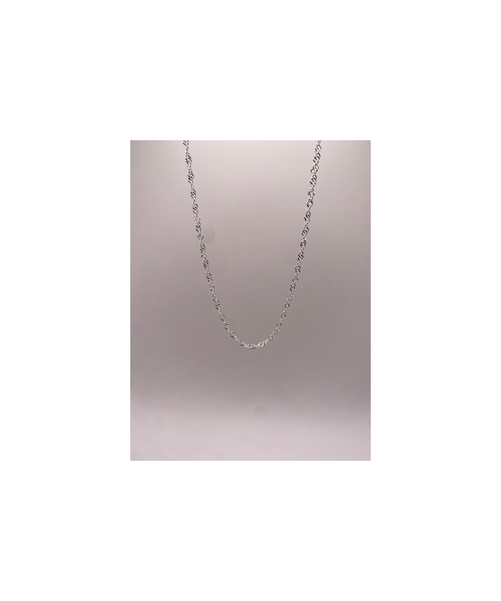 Cadena de plata de ley, de  925 m/m, de 40 cms de largo.