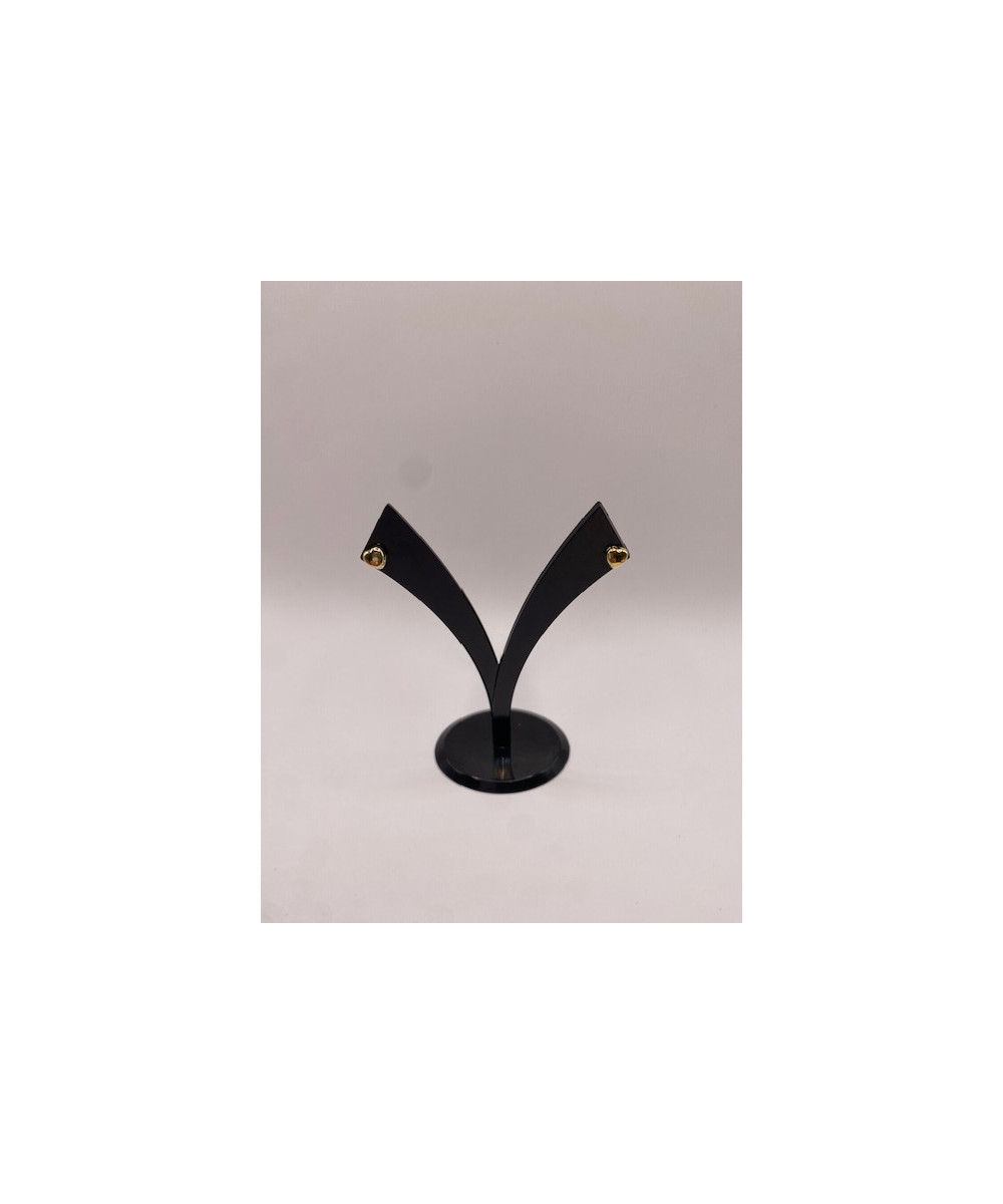 Pendientes de ORO 18 KTS, con forma de corazón