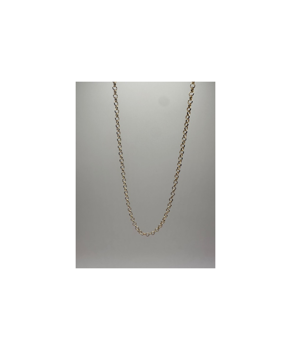 Cadena de ORO 18 KTS. de 50 cm. de largo, baule mallorquina.