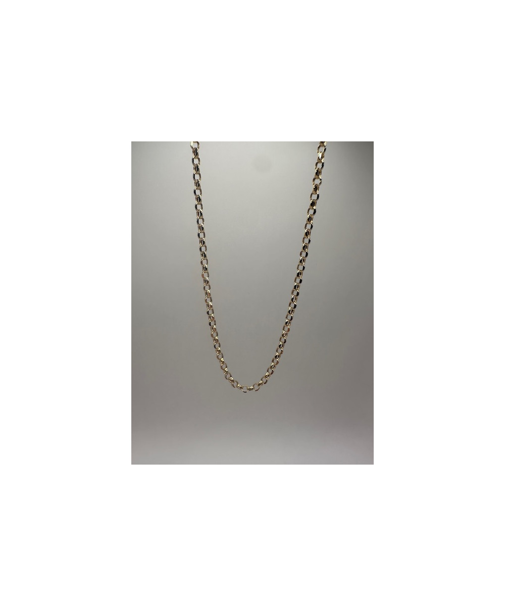 Cadena de ORO 18 KTS. de 60 cm. de largo, baule mallorquina.