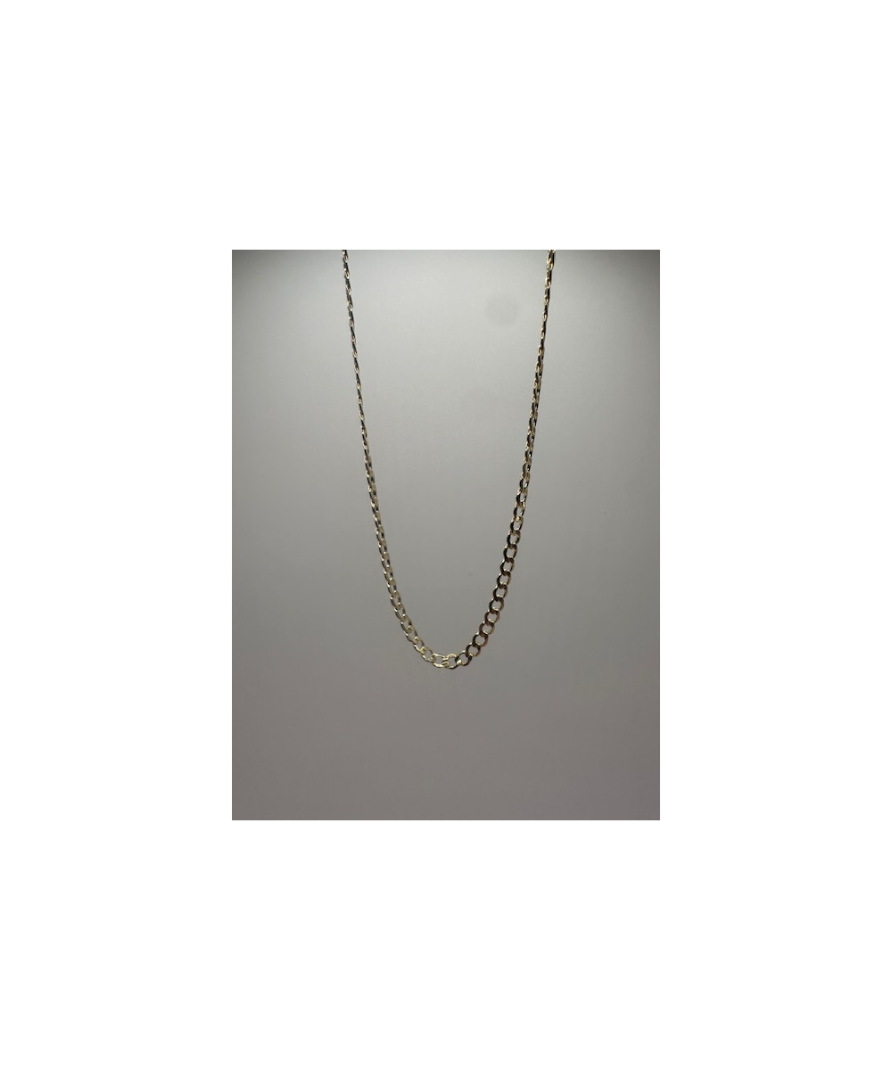 Cadena de ORO 18 KTS. de 60 cm. de largo, barbada.