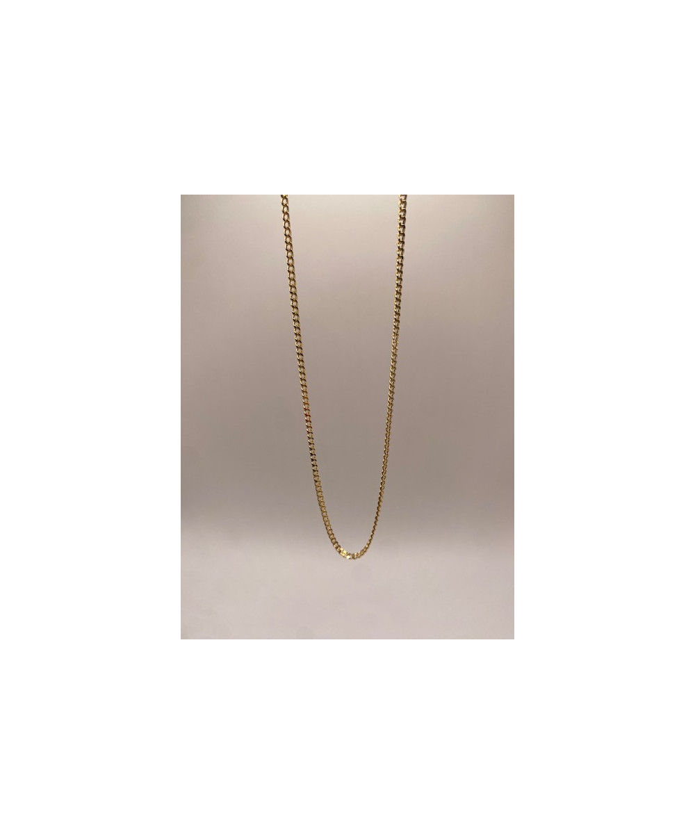 Cadena de ORO amarillo de 18 KTS, 750 m/m, de 45 cms de largo.