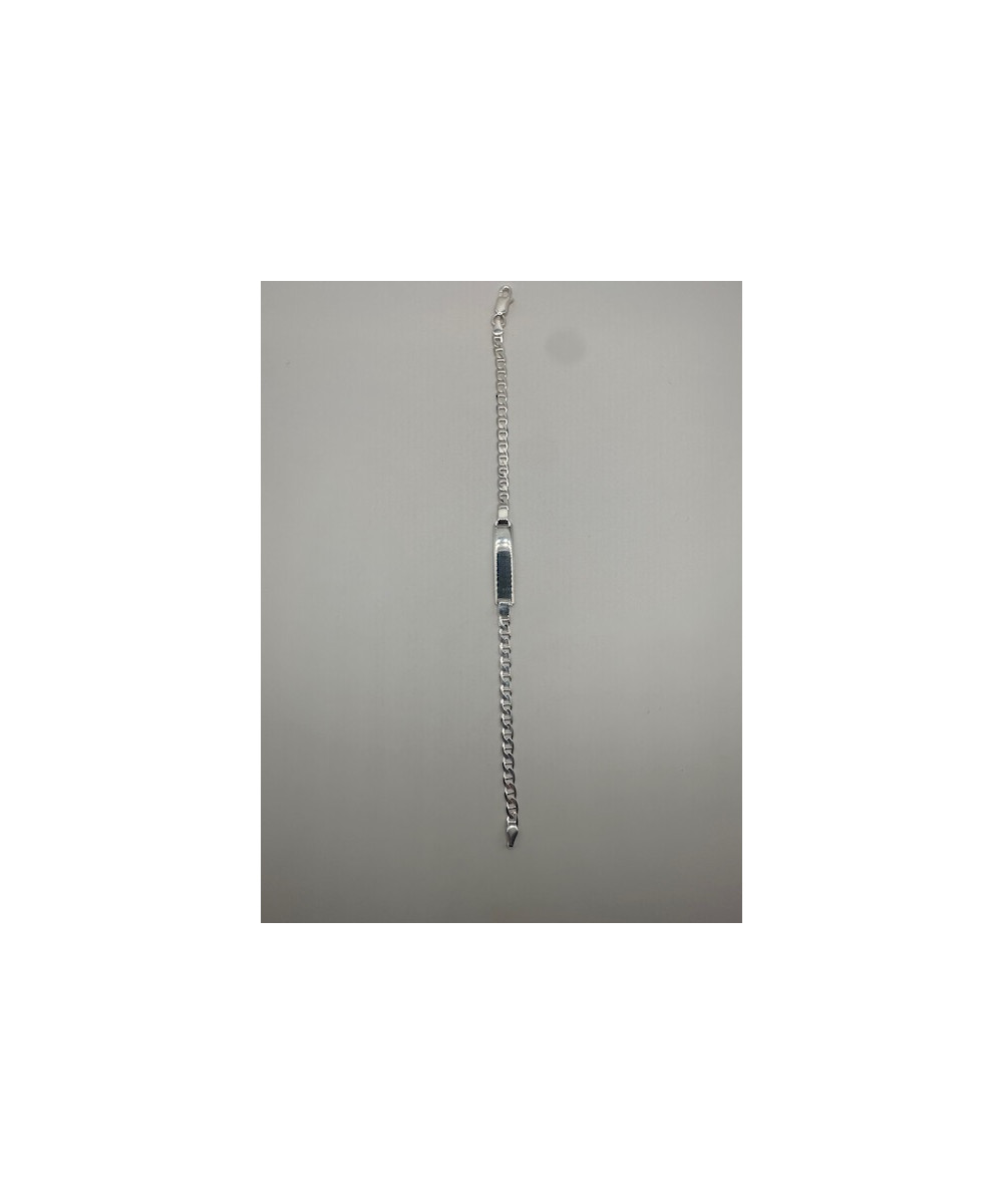 Pulsera de PLATA DE LEY de 925 m/m, con placa para grabación
