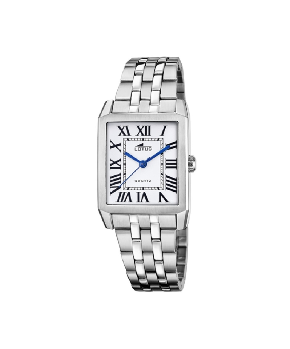 RELOJ DE MUJER SQUARE SERIES NACARADO CON CORREA DE ACERO